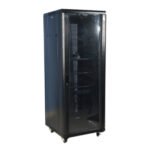 32U Secure Network Cabinet Glass Door