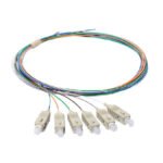 6 Pack Multi Mode Fiber Optic Pigtails