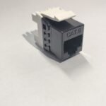 CAT6 Tool-Less Keystone Jack Unshielded Black