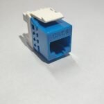 CAT6 Tool-Less Keystone Jack Unshielded Blue