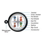 CAT6 Outdoor Shielded Ethernet Cable (FTP, 23AWG, Double Jacket) - Image 3