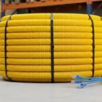 Plastic flame retardant corrugated pipe